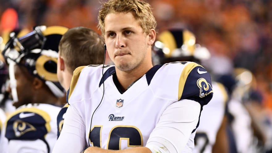 Jared Goff Currently Third String On Rams Depth Chart Yardbarker