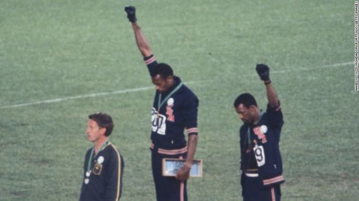 Olympic protest by John Carlos and Tommie Smith