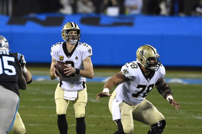 Positive Drew Brees signs entering perhaps final playoff run
