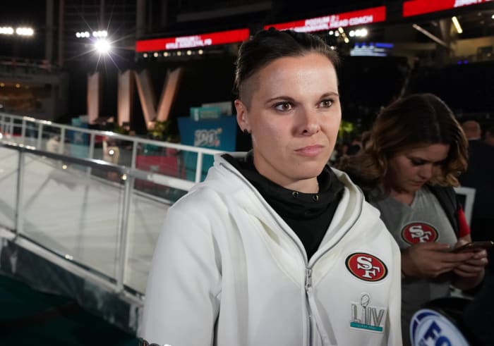 February: Katie Sowers coaches in Super Bowl