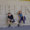 A student studying abroad with American College Dublin: Dublin - Direct Enrollment & Exchange