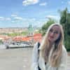 A student studying abroad with CET Prague