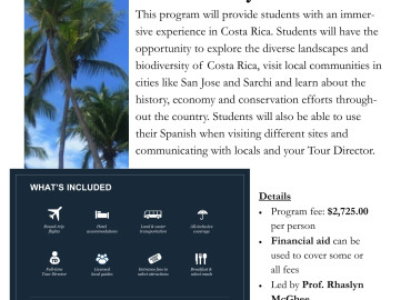 Study Abroad Reviews for CSU: Costa Rica Faculty-Led Study Abroad Program