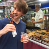 A student studying abroad with CET Harbin