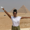 A student studying abroad with Study Abroad in Egypt at the American University in Cairo