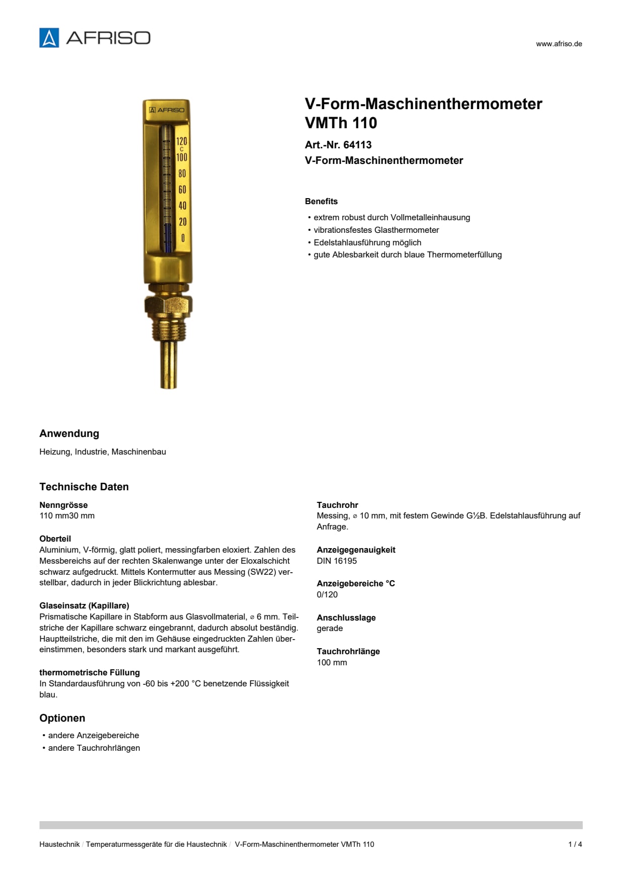 AFRISO_V-FORM-MASCHINENTHERMOMETER-VMTH-110-V-FORM-MASCHINENTHERMOMETER_64113_DEU_CHE.PDF