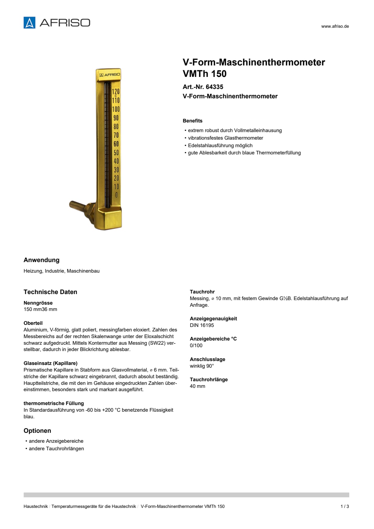 AFRISO_V-FORM-MASCHINENTHERMOMETER-VMTH-150-V-FORM-MASCHINENTHERMOMETER_64335_DEU_CHE.PDF