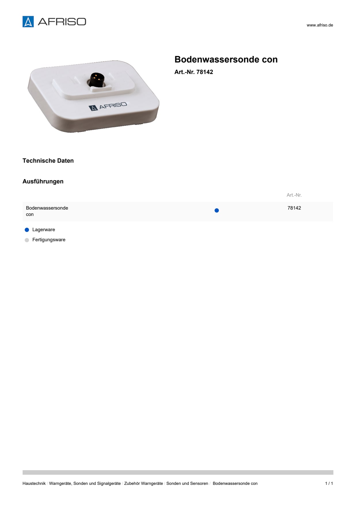 AFRISO_BODENWASSERSONDE-CON_78142_DEU_CHE.PDF