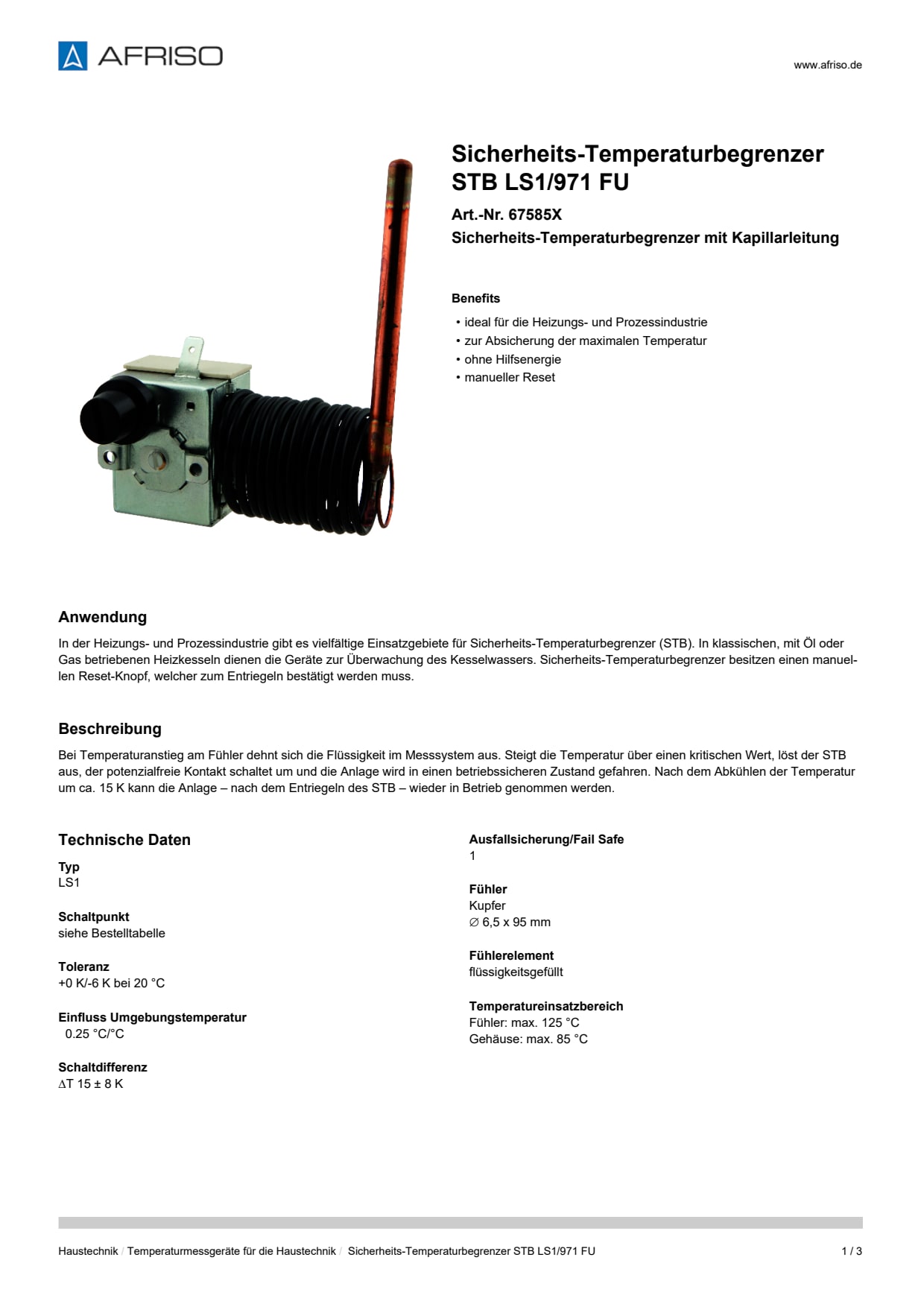 AFRISO_SICHERHEITS-TEMPERATURBEGRENZER-STB-LS1-971-FU-SICHERHEITS-TEMPERATURBEGRENZER-M_67585X_DEU_CHE.PDF