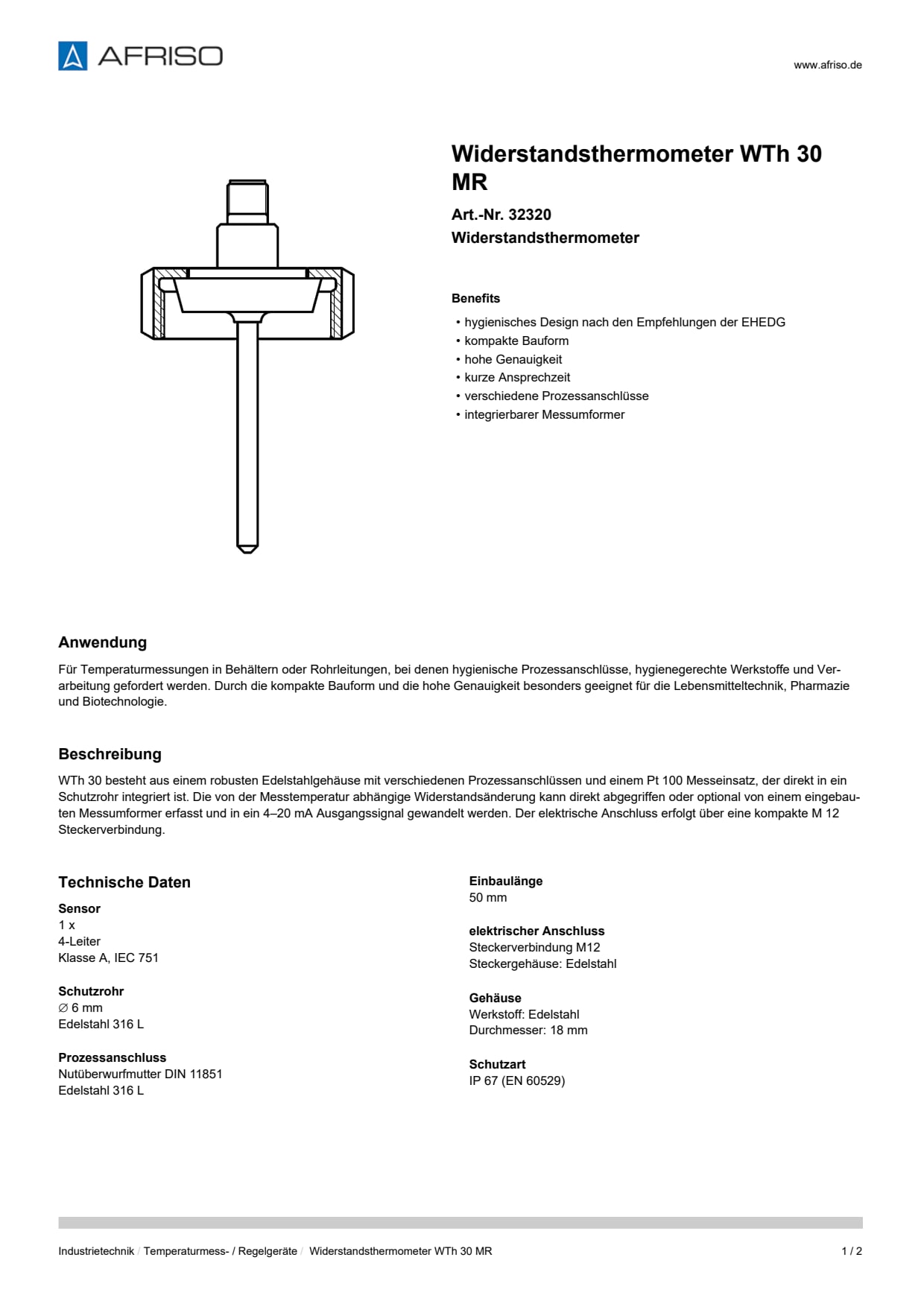 AFRISO_WIDERSTANDSTHERMOMETER-WTH-30-MR-WIDERSTANDSTHERMOMETER_32320_DEU_CHE.PDF