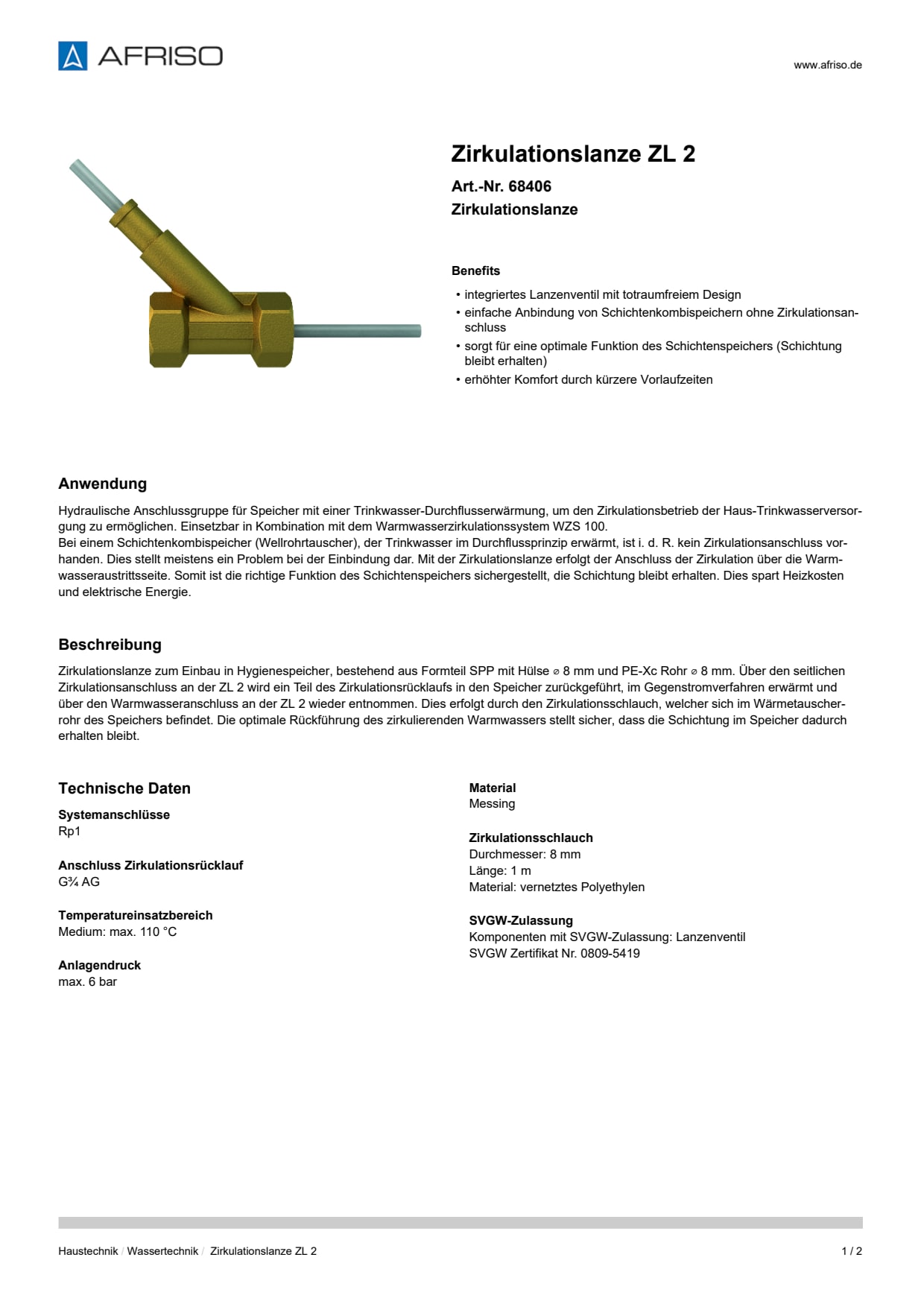 AFRISO_ZIRKULATIONSLANZE-ZL-2-ZIRKULATIONSLANZE_68406_DEU_CHE.PDF