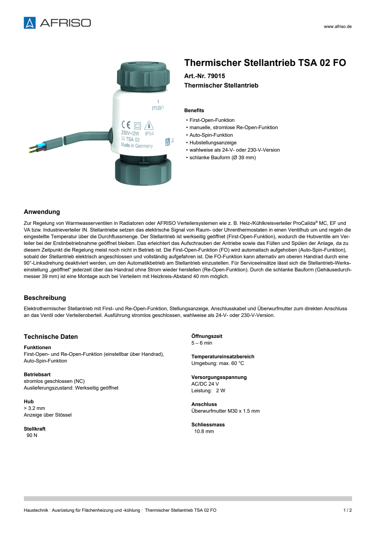 AFRISO_THERMISCHER-STELLANTRIEB-TSA-02-FO-THERMISCHER-STELLANTRIEB_79015_DEU_CHE.PDF