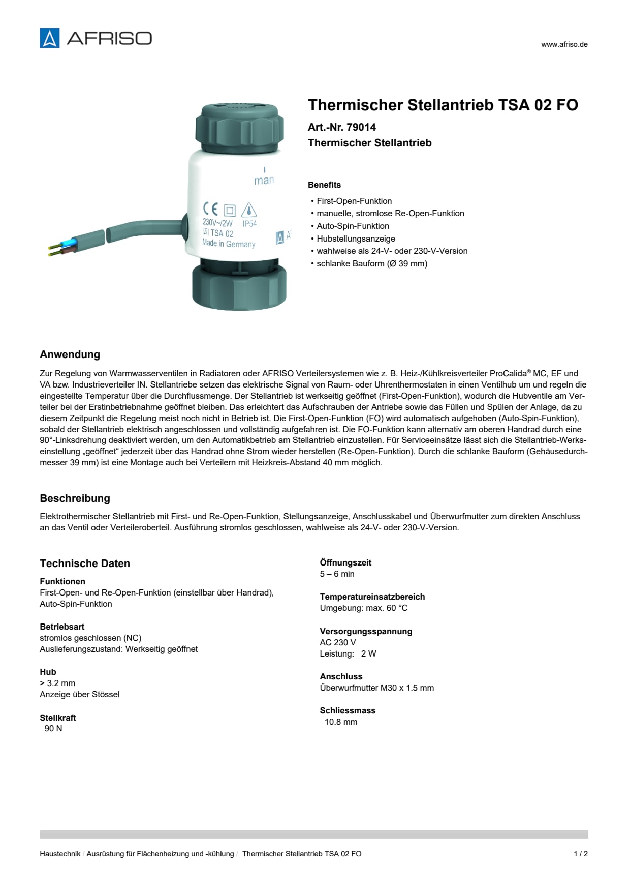 AFRISO_THERMISCHER-STELLANTRIEB-TSA-02-FO-THERMISCHER-STELLANTRIEB_79014_DEU_CHE.PDF