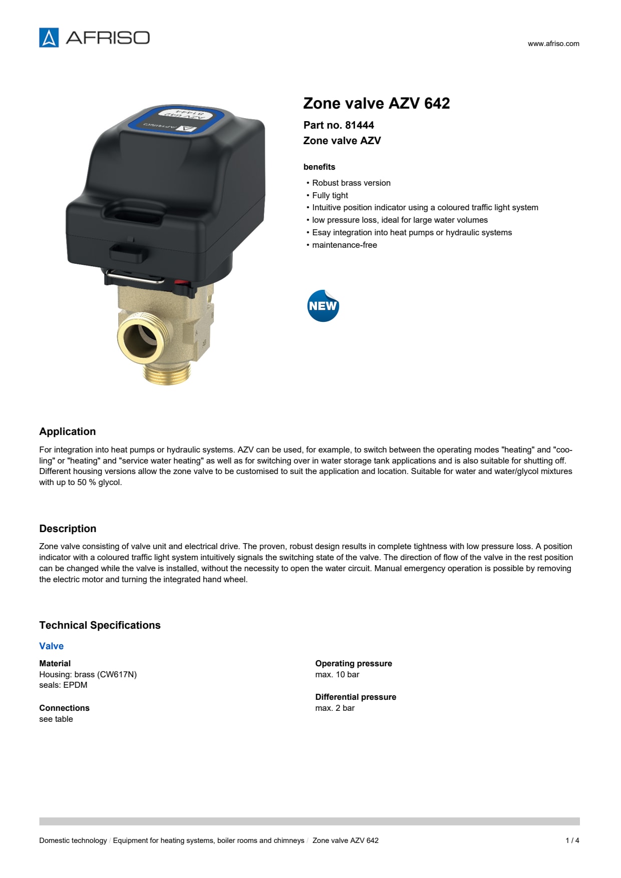 AFRISO_DATA-SHEET_ZONE-VALVE_AZV-642_81444_ENG_GBR.PDF