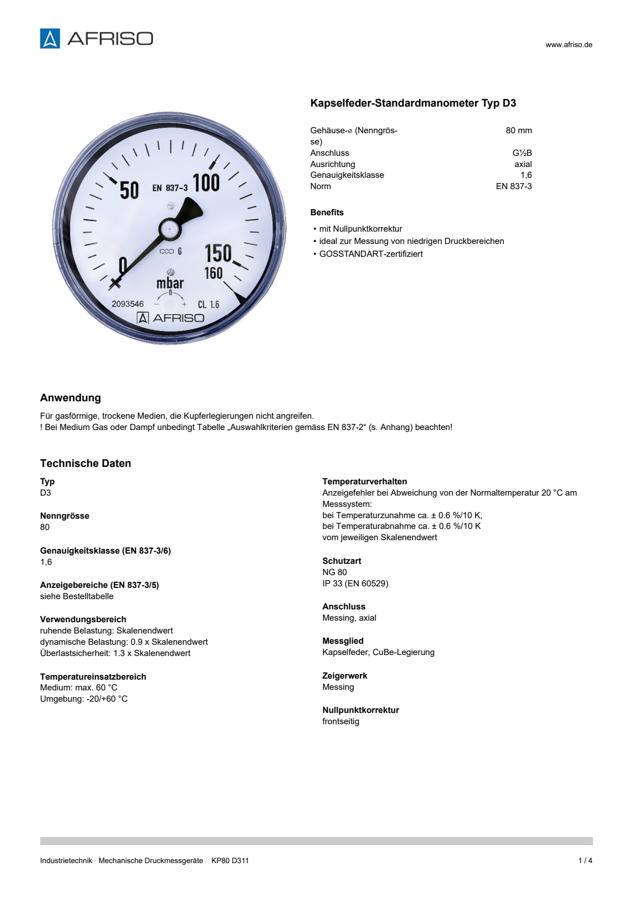 AFRISO_DATENBLATT_KAPSELFEDER-STANDARDMANOMETER-TYP-D3_KP80-D311_P15168_DEU_CHE.PDF
