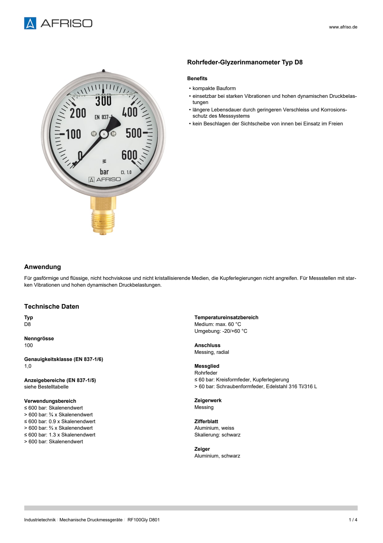 AFRISO_DATENBLATT_ROHRFEDER-GLYZERINMANOMETER-TYP-D8_RF100GLY-D801_P23277_DEU_CHE.PDF