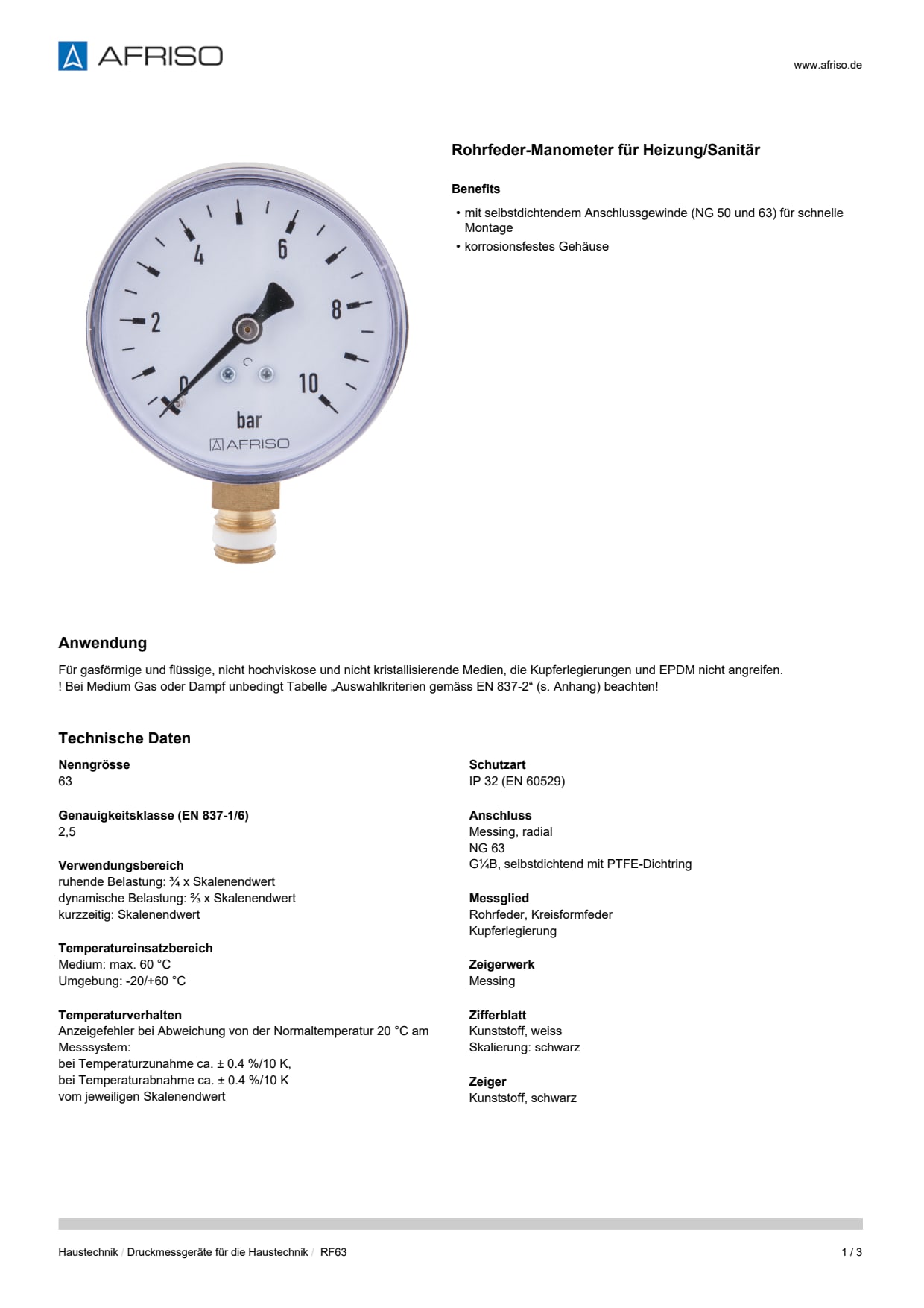 AFRISO_DATENBLATT_ROHRFEDER-MANOMETER-FUER-HEIZUNG-SANITAER_RF63_P25332_DEU_CHE.PDF
