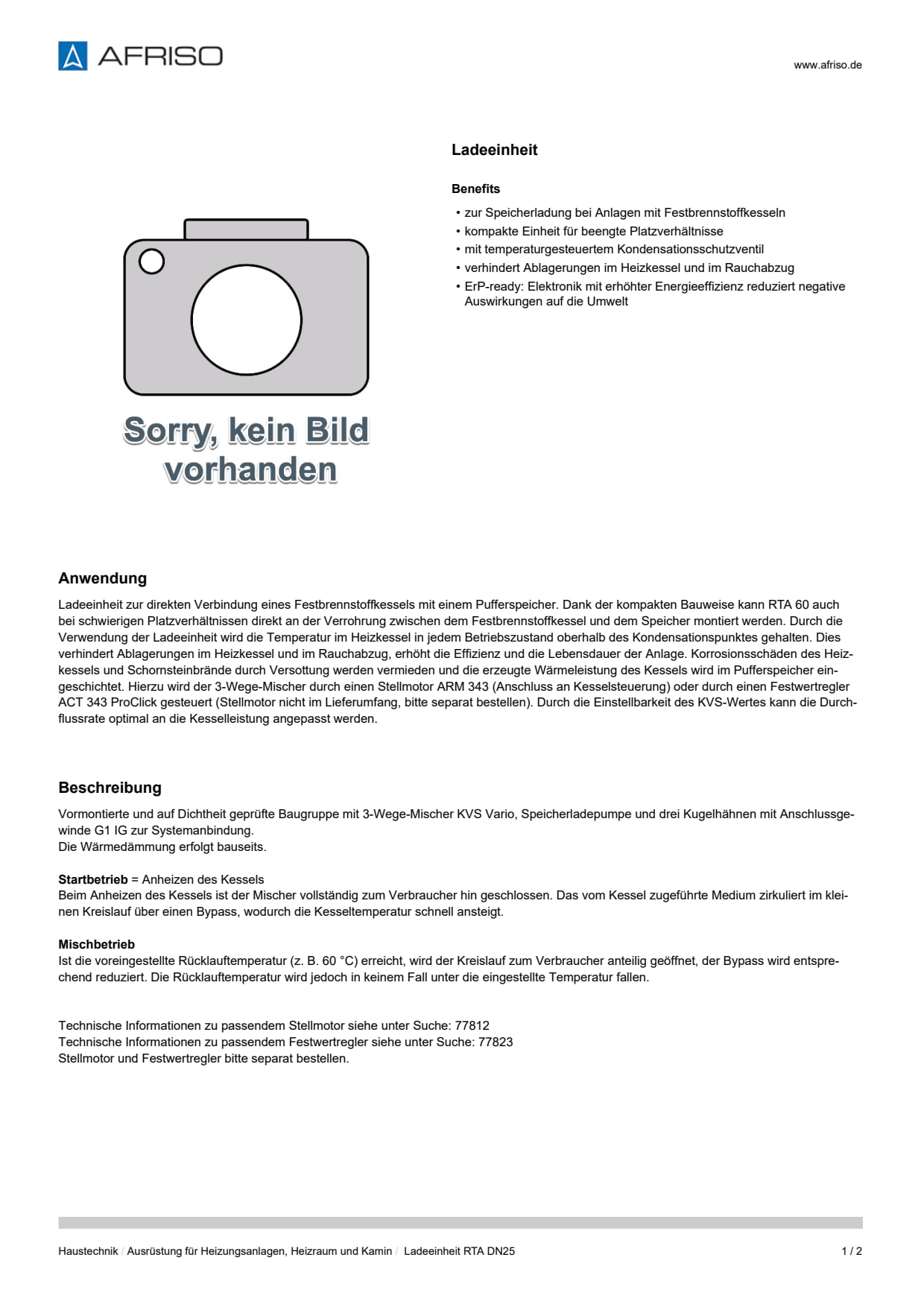 AFRISO_DATENBLATT_LADEEINHEIT-RTA-DN25_P31005_DEU_CHE.PDF