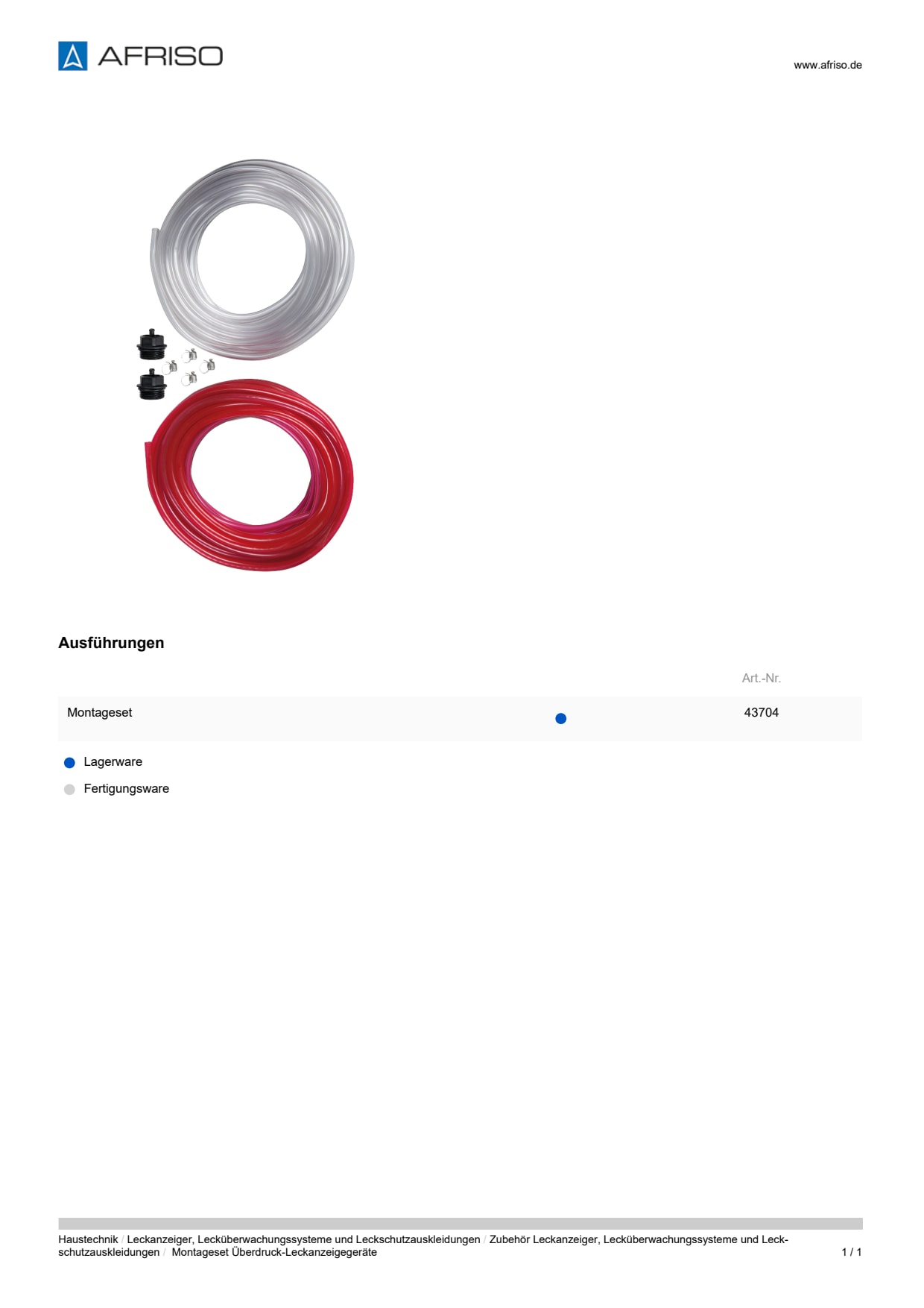 AFRISO_DATENBLATT_MONTAGESET-UEBERDRUCK-LECKANZEIGEGERAETE_P32074_DEU_CHE.PDF