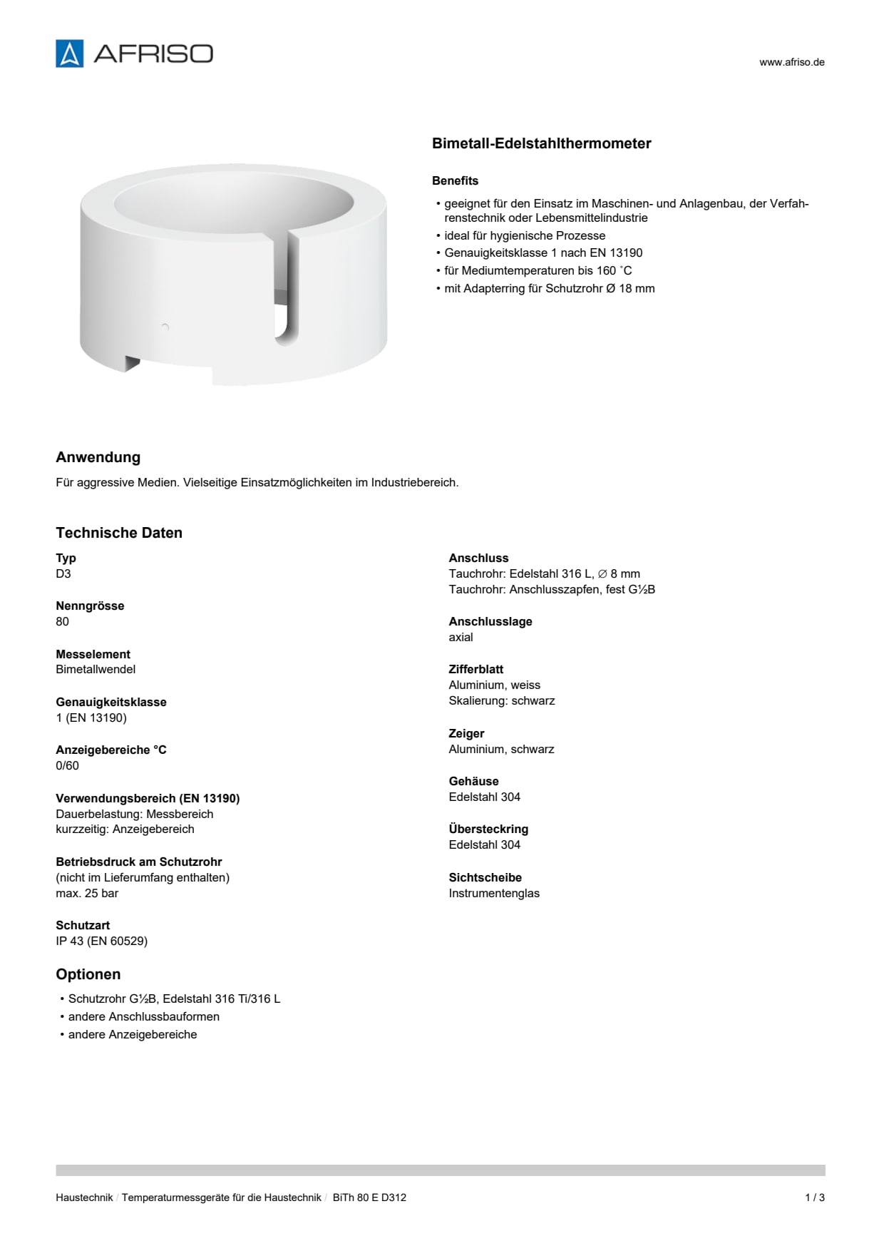 AFRISO_DATENBLATT_BIMETALL-EDELSTAHLTHERMOMETER_BITH-80-E-D312_P42638_DEU_CHE.PDF