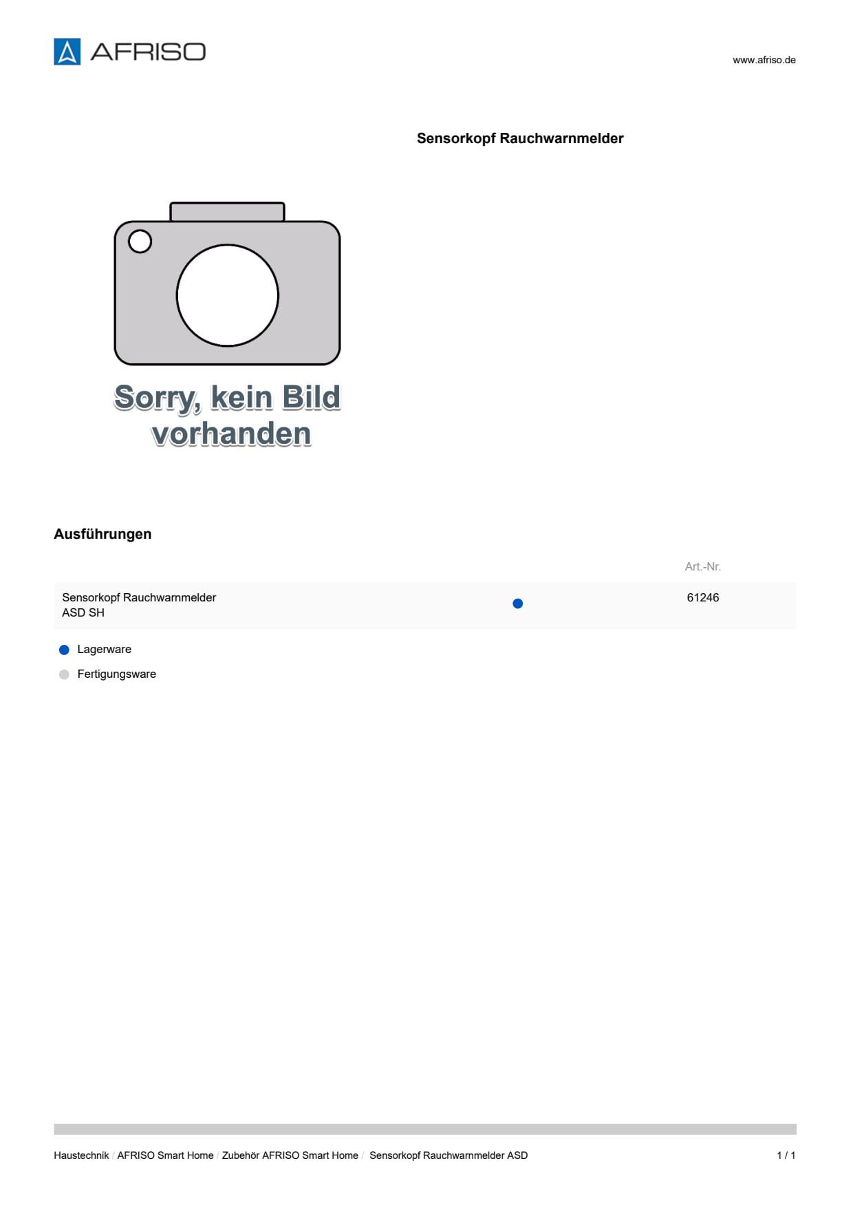AFRISO_DATENBLATT_SENSORKOPF-RAUCHWARNMELDER-ASD_P39237_DEU_CHE.PDF