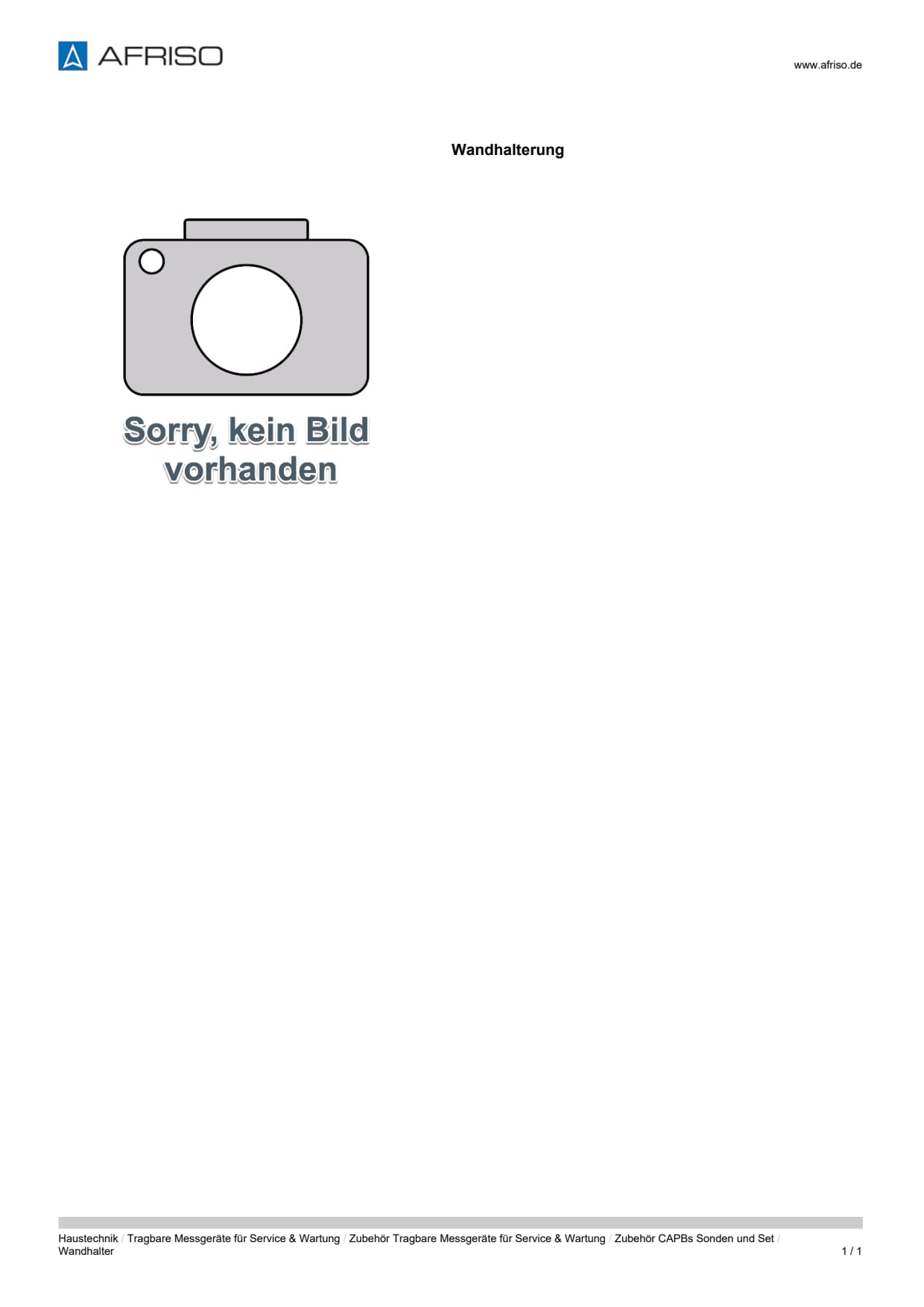 AFRISO_DATENBLATT_WANDHALTER_P61089_DEU_CHE.PDF