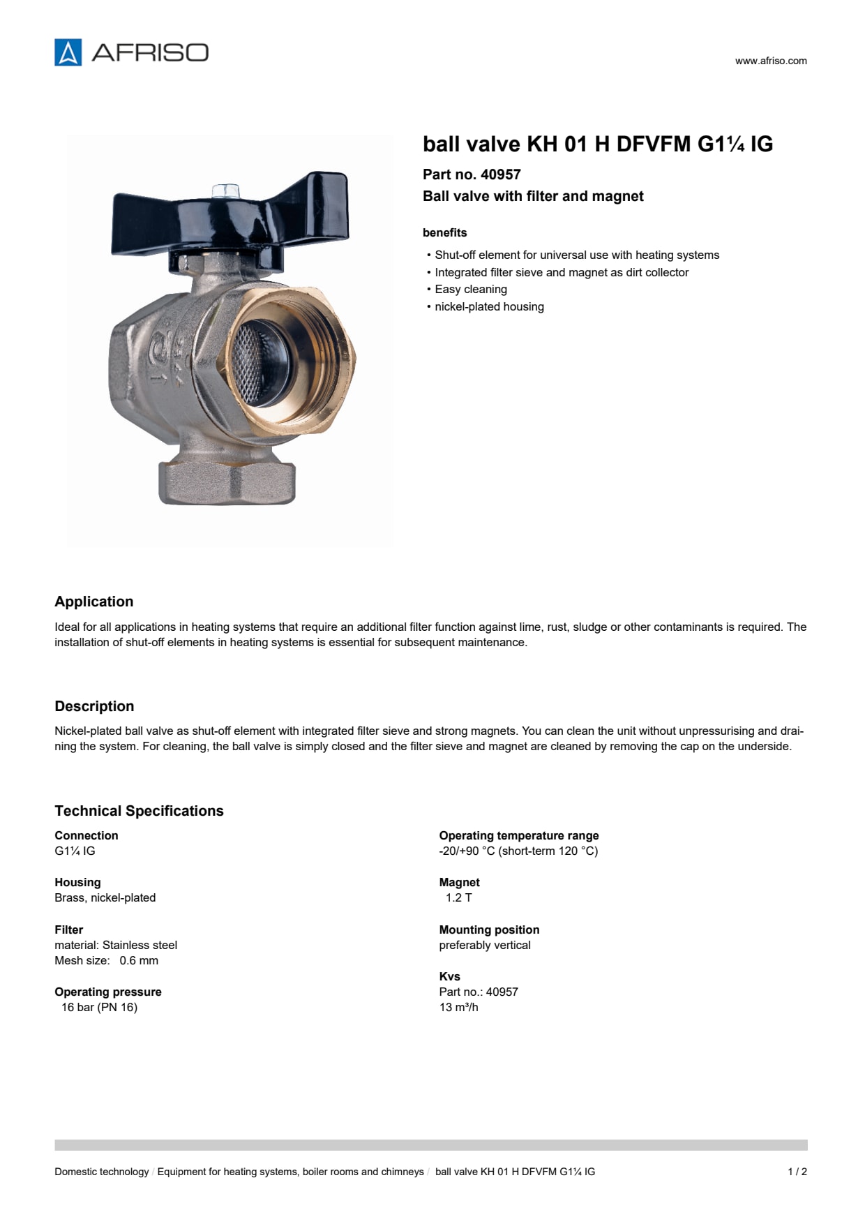 AFRISO_DATA-SHEET_BALL-VALVE_KH-01-H-DFVFM_G1-1-4-IG_40957_ENG_GBR.PDF