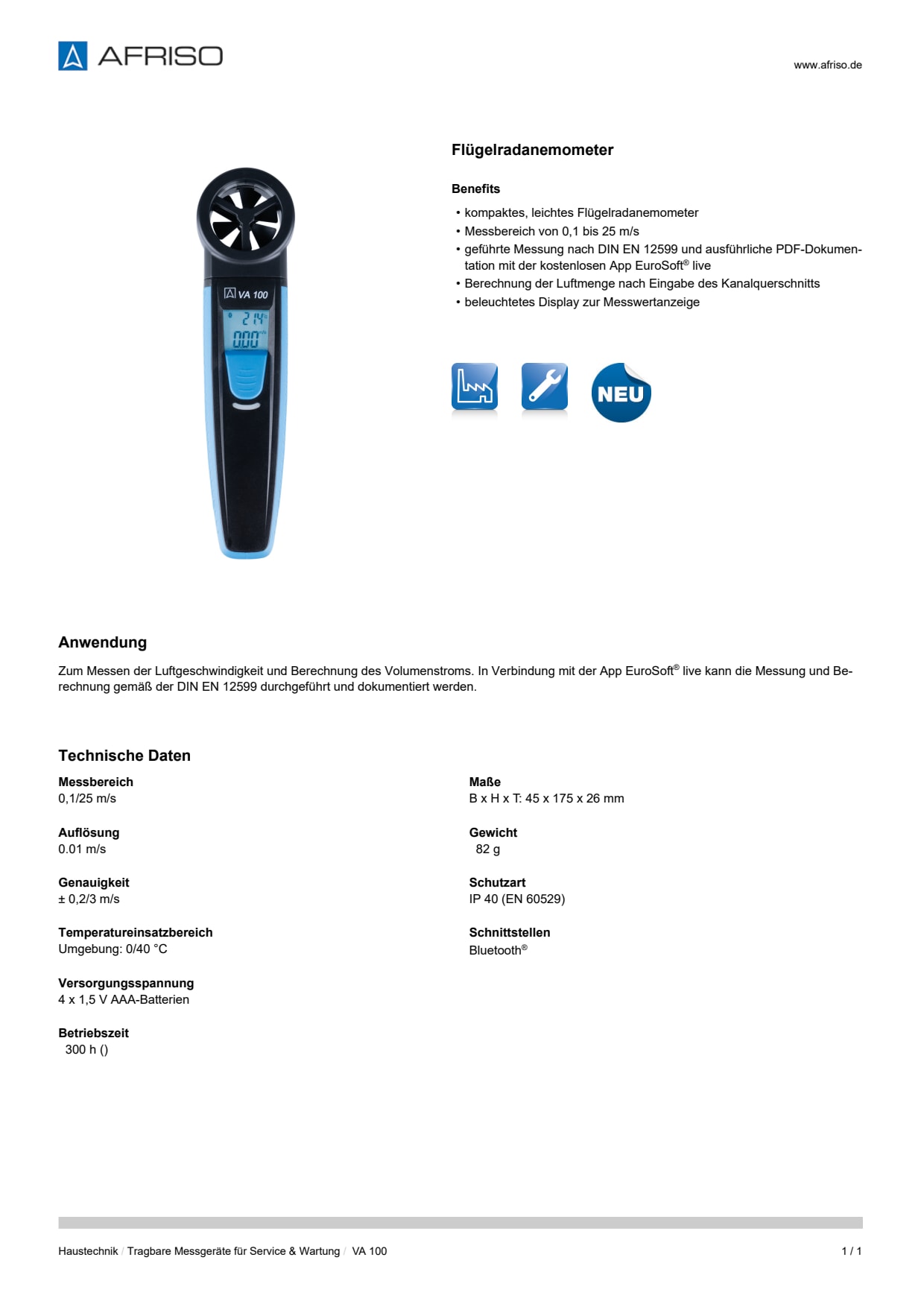 AFRISO_DATENBLATT_FLUEGELRADANEMOMETER_VA-100_P79317_DEU_DEU.PDF