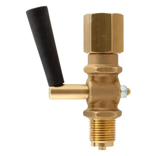 Manometer-Absperrhahn drehbare Muffe x Zapfen