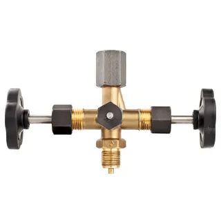 Manometer-Doppelabsperrventil DIN 16272 Form A