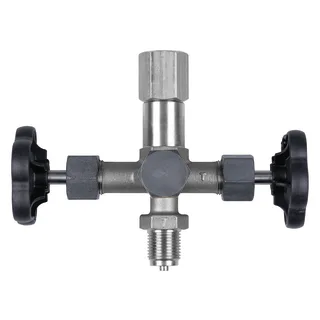  pressure gauge dual stop valve   with male test connection M20 x 1.5