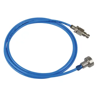 Anschlussschlauch AS-SN5D8 1.0 m mit 1 x Stecknippel DN 5, 1 x 8 mm für Druckanschluss-Nippel