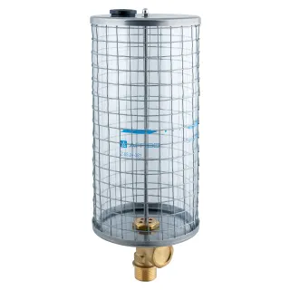 Leak detector, sight glass principle LAS 72 E with additional wire mesh cylinder