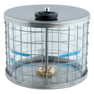 Leak detector, sight glass principle LAS 24 E with additional wire mesh cylinder