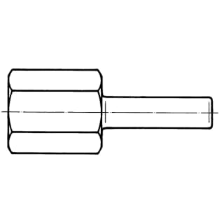 Überwurfmutter &amp; Nippel DIN 16284