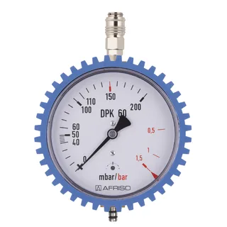 leak test pressure gauge  0/1.5 bar 