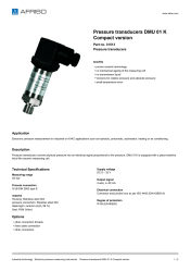 AFRISO_PRESSURE-TRANSDUCERS-DMU-01-K-COMPACT-VERSION-PRESSURE-TRANSDUCERS_31513_ENG_GBR.PDF