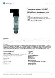 AFRISO_PRESSURE-TRANSDUCERS-DMU-05-P-PRESSURE-TRANSDUCERS-DMU-05-P-PRECISION-VERSION_31765_ENG_GBR.PDF