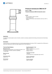 AFRISO_PRESSURE-TRANSDUCERS-DMU-04-CP-PRESSURE-TRANSDUCERS-DMU-04-INDUSTRIAL-VERSION_31696_ENG_GBR.PDF
