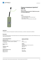 AFRISO_PRESSURE-TRANSDUCERS-HYDROFOX--DMU-09-PRESSURE-TRANSDUCERS-HYDROFOX--DMU-09-LEVE_31581_ENG_GBR.PDF