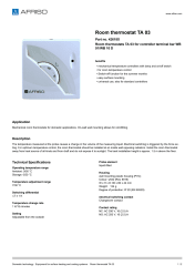 AFRISO_ROOM-THERMOSTAT-TA-03-ROOM-THERMOSTATS-TA-03-FOR-CONTROLLER-TERMINAL-BAR-WB-01-W_42618X_ENG_GBR.PDF