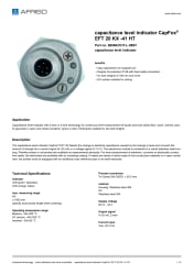AFRISO_CAPACITANCE-LEVEL-INDICATOR-CAPFOX--EFT-20-KX--41-HT-CAPACITANCE-LEVEL-INDICATOR_5655041HT-L-5B01_ENG_GBR.PDF