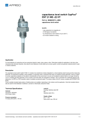AFRISO_CAPACITANCE-LEVEL-SWITCH-CAPFOX--ENT-21-MS--22-HT-CAPACITANCE-LEVEL-SWITCH_5656022HT-L-4B02_ENG_GBR.PDF