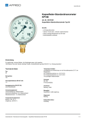 AFRISO_KAPSELFEDER-STANDARDMANOMETER-KP100-KAPSELFEDER-STANDARDMANOMETER-TYP-D4_35107401_DEU_CHE.PDF