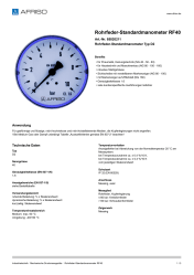 AFRISO_ROHRFEDER-STANDARDMANOMETER-RF40-ROHRFEDER-STANDARDMANOMETER-TYP-D2_85020211_DEU_CHE.PDF