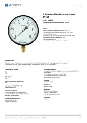 AFRISO_ROHRFEDER-STANDARDMANOMETER-RF160-ROHRFEDER-STANDARDMANOMETER-TYP-D2_85265201_DEU_CHE.PDF
