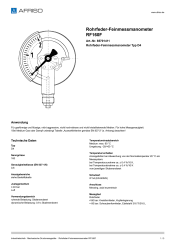 AFRISO_ROHRFEDER-FEINMESSMANOMETER-RF160F-ROHRFEDER-FEINMESSMANOMETER-TYP-D4_85701411_DEU_CHE.PDF