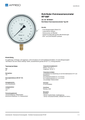 AFRISO_ROHRFEDER-FEINMESSMANOMETER-RF160F-ROHRFEDER-FEINMESSMANOMETER-TYP-D4_85706401_DEU_CHE.PDF