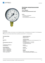 AFRISO_ROHRFEDER-INDUSTRIEMANOMETER-RF100I-ROHRFEDER-INDUSTRIEMANOMETER-TYP-D2_85302201_DEU_CHE.PDF