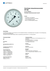 AFRISO_ROHRFEDER-INDUSTRIEMANOMETER-RF100I-ROHRFEDER-INDUSTRIEMANOMETER-TYP-D4_85319411_DEU_CHE.PDF